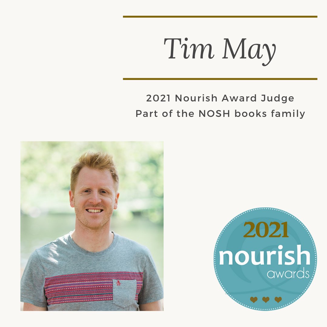 NourishAwards's tweet photo. We're happy to announce another returning judge for #nourish2021. Tim May is part of the well-known @Noshbooks covering everything from #glutenfree to #vegan. His role in recipe creation and testing 😋 makes him a great asset to our panel. So happy to have you 🙌 🙌 #nourish2021 https://t.co/7ChAxSOhyL
