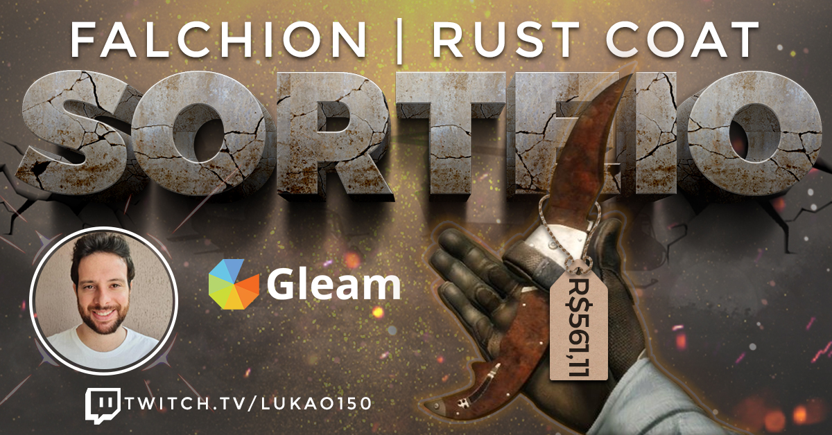 SORTEIO DE FACOLA! 😍
Bora fazer um sorteio de faca a cada 15 dias? 

Para participar é simples, basta completar as entradinhas do Gleam. Quanto mais completar, mais chances de ganhar:
lukao.tv/sorteio-diario
lukao.tv/sorteio-diario

Resultado dia 09/04, durante a live 🍀🍀