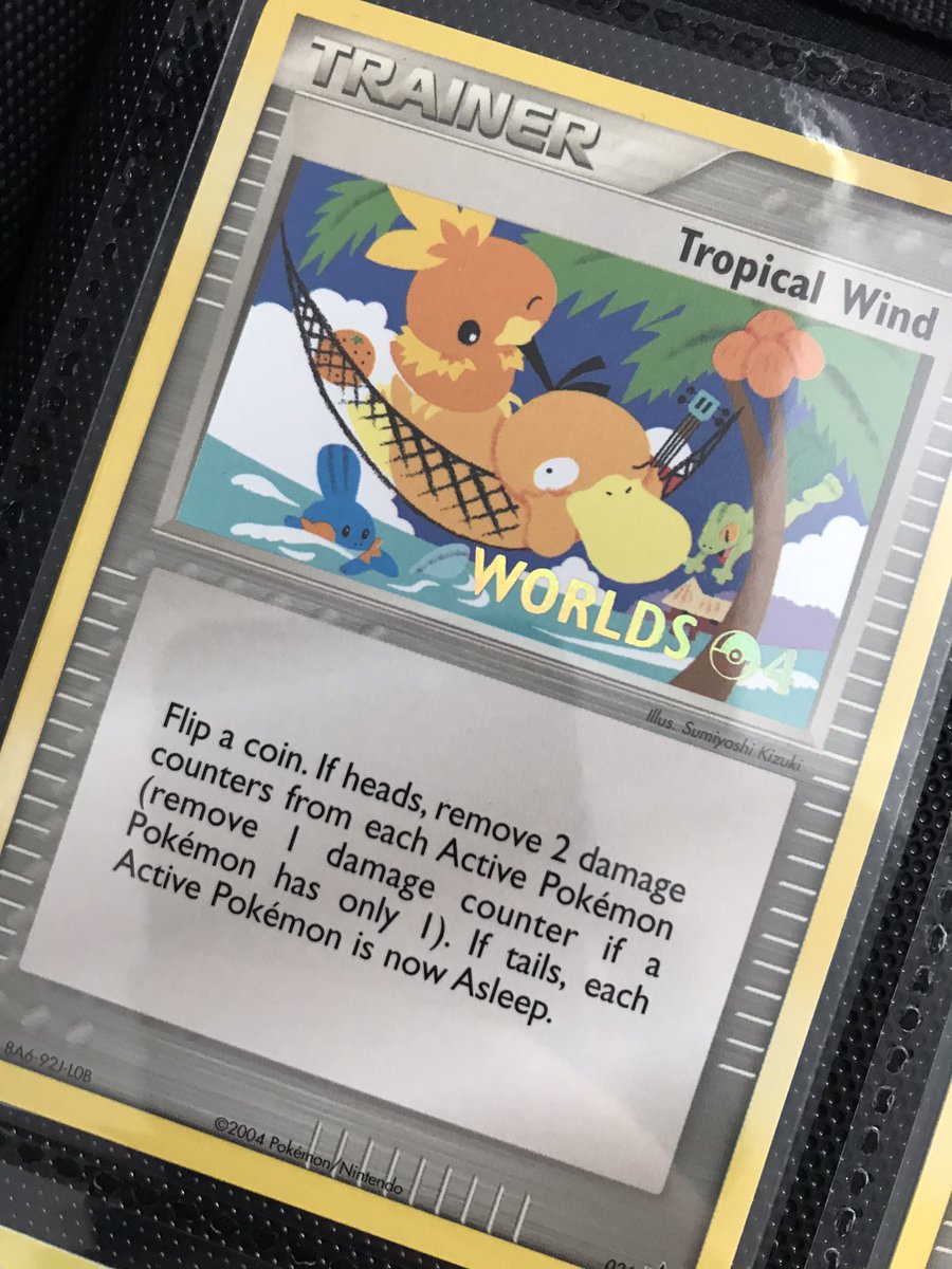 超希少》ポケモンカード トロピカル ウィンド 2004年ポケカ世界選手権