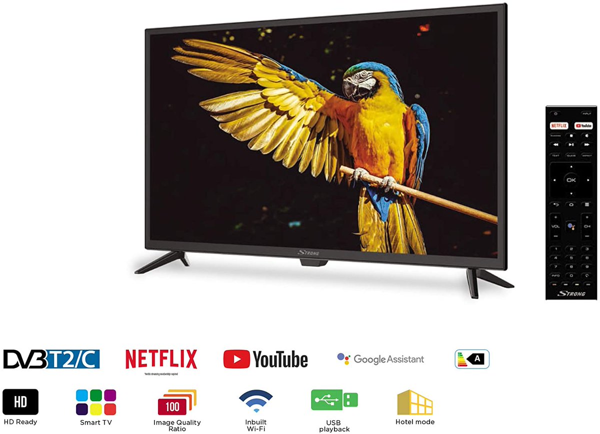 Kreotech2's tweet photo. Télé smart 32 pouces, 80cm, Android tv , C443 séries , Netflix, You Tube …. 
à partir de 259,90€ https://t.co/GB33xnogTB