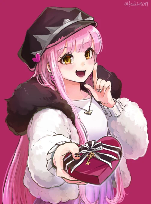 #見た人も無言でピンク髪美少女貼れ 