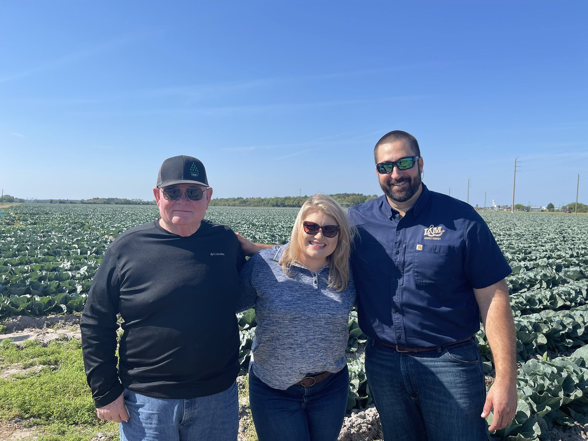 RepKatCammack's tweet photo. Visited L&amp;M Farms and the L&amp;M packing  house in #FL03’s very own Palatka, FL yesterday. We discussed the importance of American grown produce and the importance of our hometown farms that can pack and ship fresh-picked items nationwide. Thanks for hosting us! #FloridaAg https://t.co/TbslDvGNLU