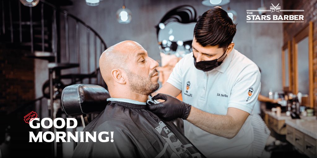 TSBDubai's tweet photo. Good Morning! Start your day right with a fresh cut and a sharp beard. Make sure to reserve your slots through https://t.co/uTBhyeyfUY
#thestarsbarber #starsbarber @starsbarberdubai #gentssalon #menssalon https://t.co/YJMRe2Ruv5