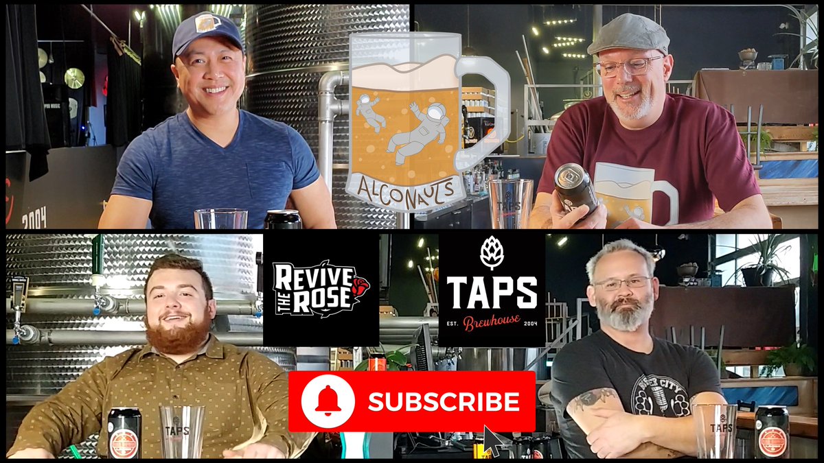 TAlconauts's tweet photo. Episode 15 A Brother from a Different Lager is out!
Rosehips and Hibiscus Flowers in a Lager?! Find out what we think with our guest @ReviveTheRose and @Tapsbrewhouse as we drink @bardownlager
#beeroclock #supportsmallbusiness #SupportSmallStreamers
https://t.co/JByKBpljKS https://t.co/RUbhnO2P3D