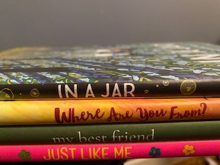 UHCLLiteracy's tweet photo. Stack of books to share and give away tonight! #LLLS6333 https://t.co/8ps3GB9GPh