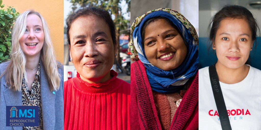 MSIchoices's tweet photo. What do these four women have in common❓⠀
⠀
They're from different countries,🌍
They're not the same age📅
They don't share the same job💼or marital status💍⠀
⠀
...But they've all had an abortion💪⠀
⠀
➡️Safe abortion is for all women, everywhere.📢 https://t.co/UsXYLDx5IF
