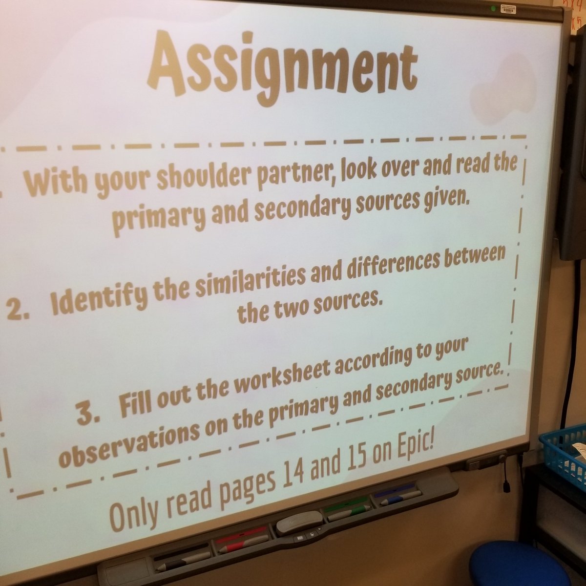 LadyJJaxn's tweet photo. Students are using Kagan Strategies in their Reading assignment by sharing/collaborating with their partner as they compare primary and secondary resources regarding an event in history. #CrossCurriculum #Collaboration #GrowingOurReaders @LeaphartElem #ThisIsLeaphart https://t.co/JYk0CAVq6u