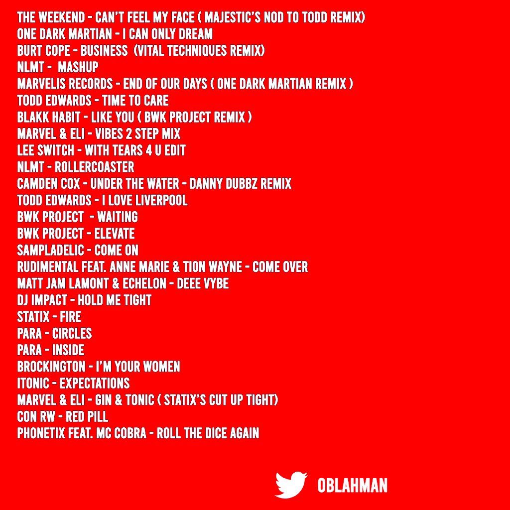 If you missed it the first time please check my new mix. #oldskool #NewMusicAlert 
mixcloud.com/Oblahman/marve…