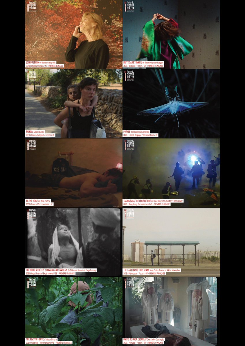 FCBrive's tweet image. Photos des 20 films sélectionnés en compétition internationale au Festival du cinéma de Brive 2021