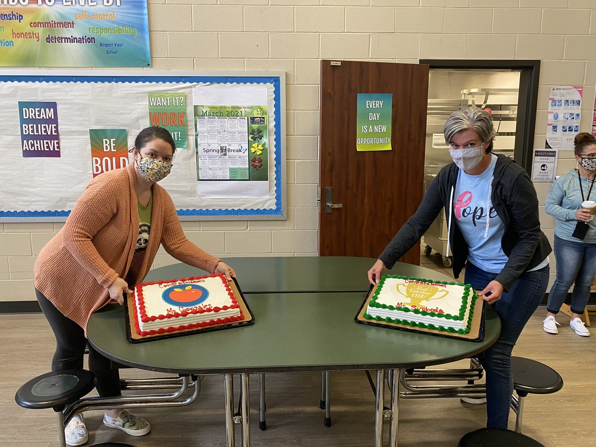 Congratulations to our wonderful TOY and POY for <a href="/HumbleISD_WPE/">Whispering Pines</a> Arrena Svoboda and Ashli Gonzales