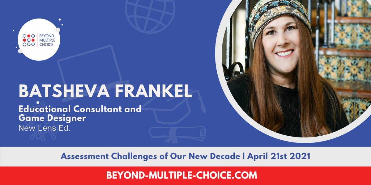 BMCassessments's tweet photo. Register for our April seminar to hear @BatshevaFrankel's presentation on Game-Based Assessment Design for Educators!
Game-based assessments are fun, collaborative, and exercise critical thinking skills.
Learn more at https://t.co/boXO4hbrv8 https://t.co/rfekTVU3cK