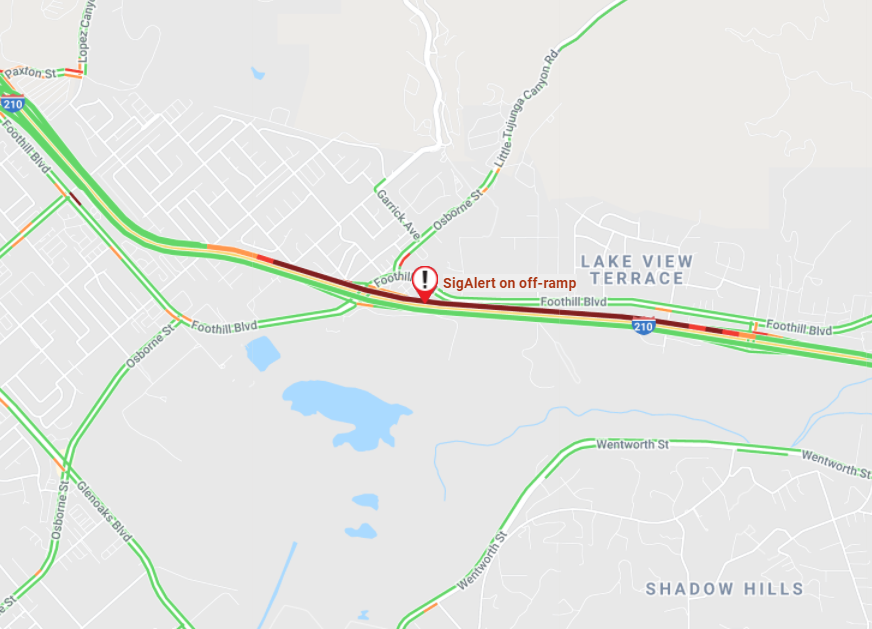 Southern California 511 On Twitter Sigalert In Los Angeles I 210 West Near Osborne St All Lanes Are Closed For An Unknown Duration Due To A Traffic Collision Https T Co I3acxa7470