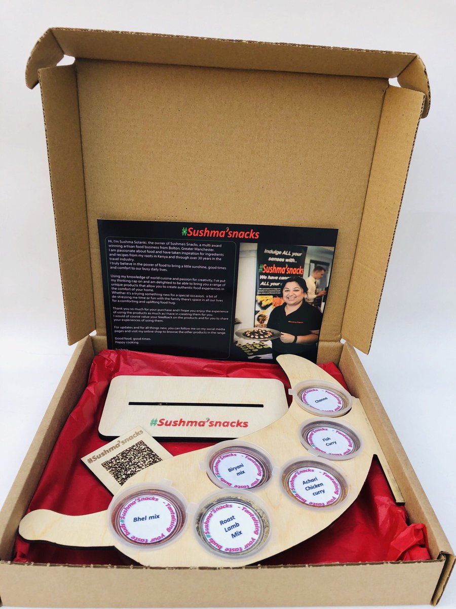 sushmasnacks's tweet photo. Why not orders your  #spices to make a curry easily with #sushmaspices #sushmasnacks @popUPbusiness #Bolton @simonjpaine 😊@TonyC_BaH @JKCoombes @TDIYGirl https://t.co/zy0A3Ef2Yh