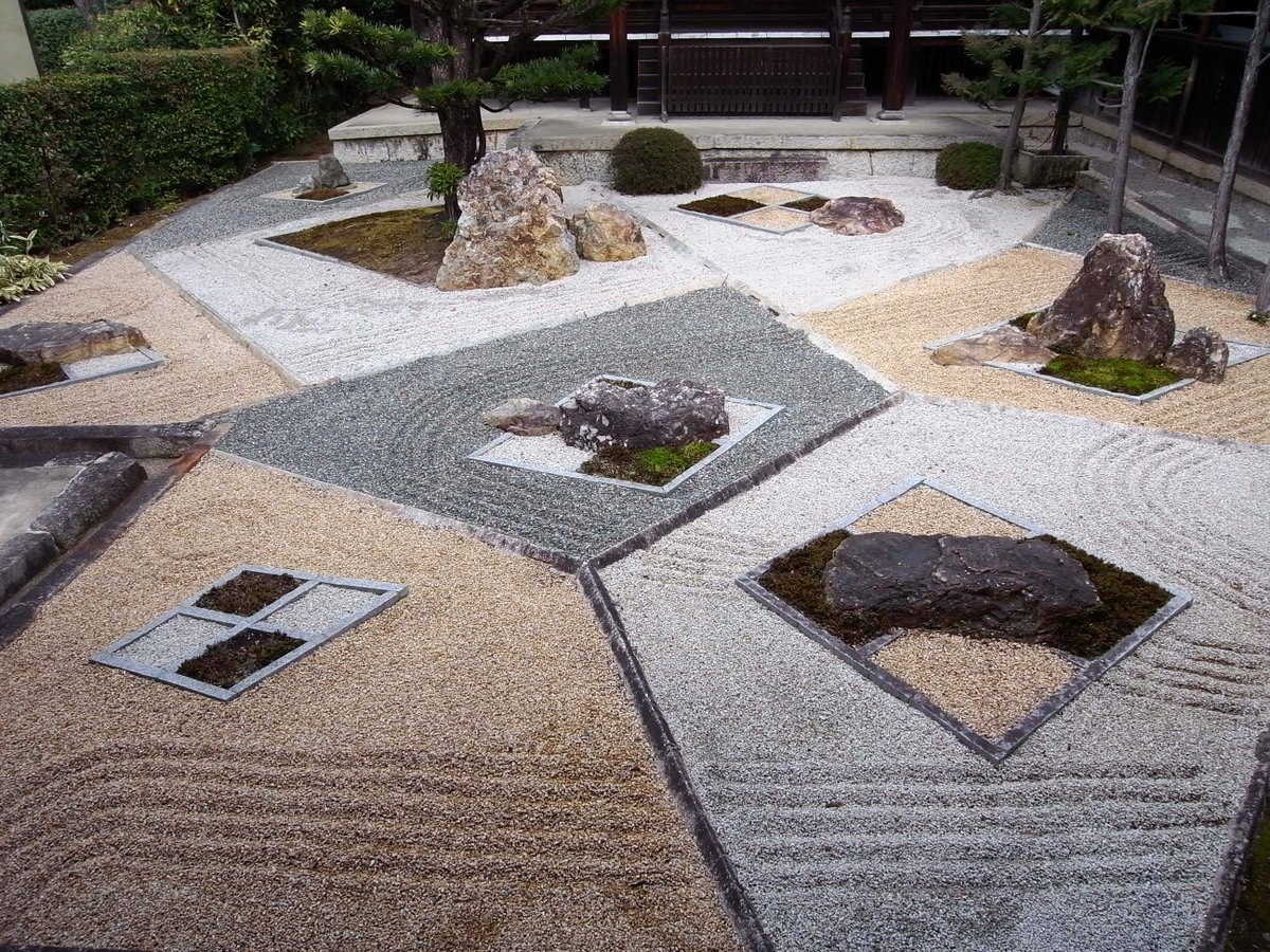 うなんな على تويتر 真如堂 随縁の庭 現代的なかっこいい庭 10年重森千青氏の作品です