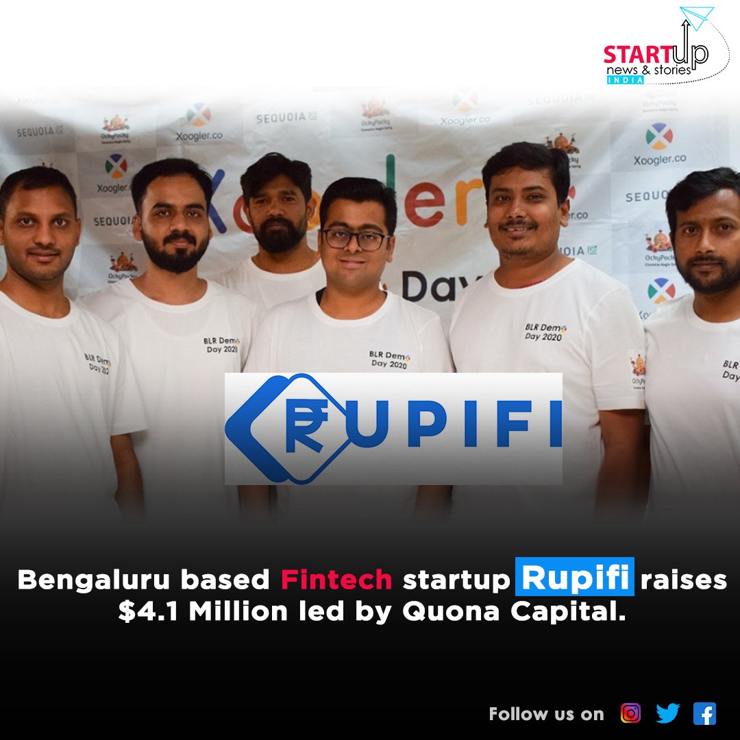StartupNewsnSt1's tweet photo. Rupifi as a SaaS platform provides flexible, no EMI credit for MSMEs on digital B2B platforms. This funding will help them to expand their product offerings and build their team.
@Rupifi_India
#startupnewsindia #startupnrwsnstoriesindia #news #MSME #fintech #fundingnews #rupifi https://t.co/1ep2CaGtR8
