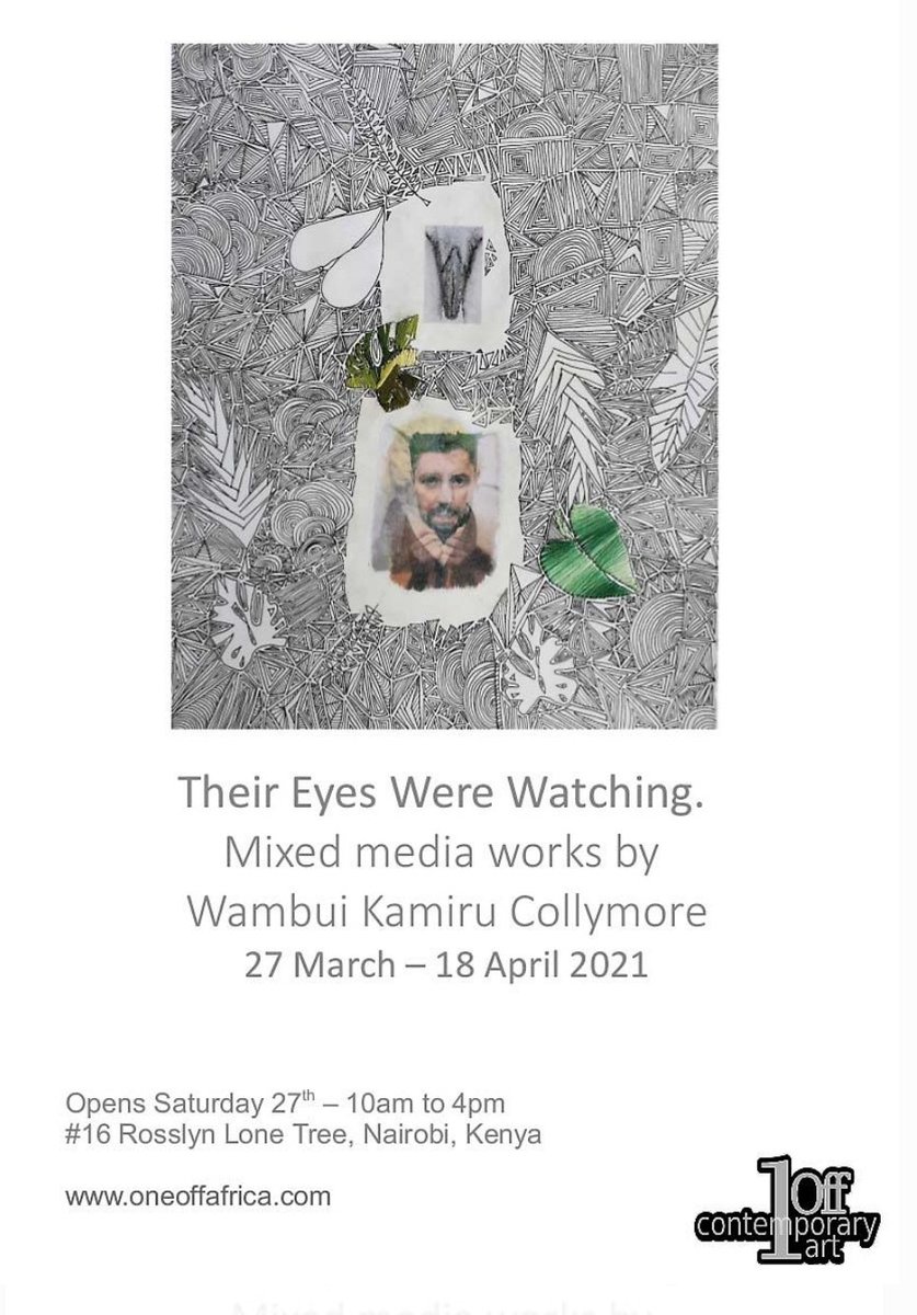 WambuiKamiru's tweet photo. My first show this year opens at @OneOffGallery this Saturday. I am honoured to be showing work alongside #LisaMilroy and @ogongathom https://t.co/BPohhPSBMX