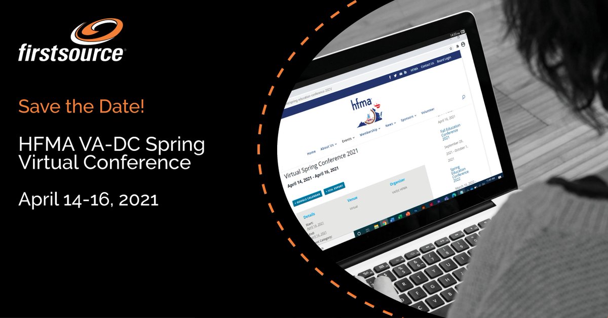 medassistsol's tweet photo. Save the Date for the @VADCHFMA Spring Virtual Conference!
April 14-16, 2021

We are excited to be co-presenting a compelling education session with Mon Health on April 14th from 10-11 am EST: Creating a 'No Surprises' Patient Financial Experience. 

#vadchfma #hfma https://t.co/cmUoQmQy9n