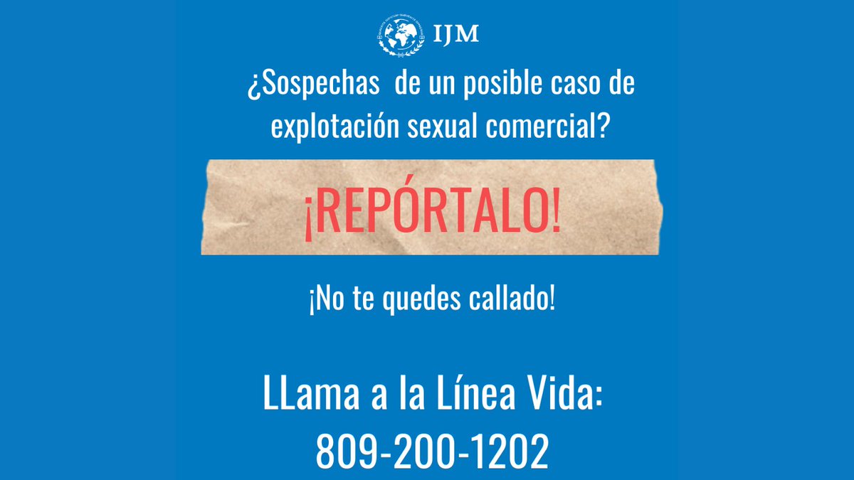 ijm_lat's tweet photo. Si conoces algún caso de abuso infantil no dudes en reportarlo. En vez de exponer al niño públicamente, cuida su integridad y llama a la Línea Vida 809-200-1202.☎️
#LineaVida
#ijm https://t.co/V4GqOHGV46