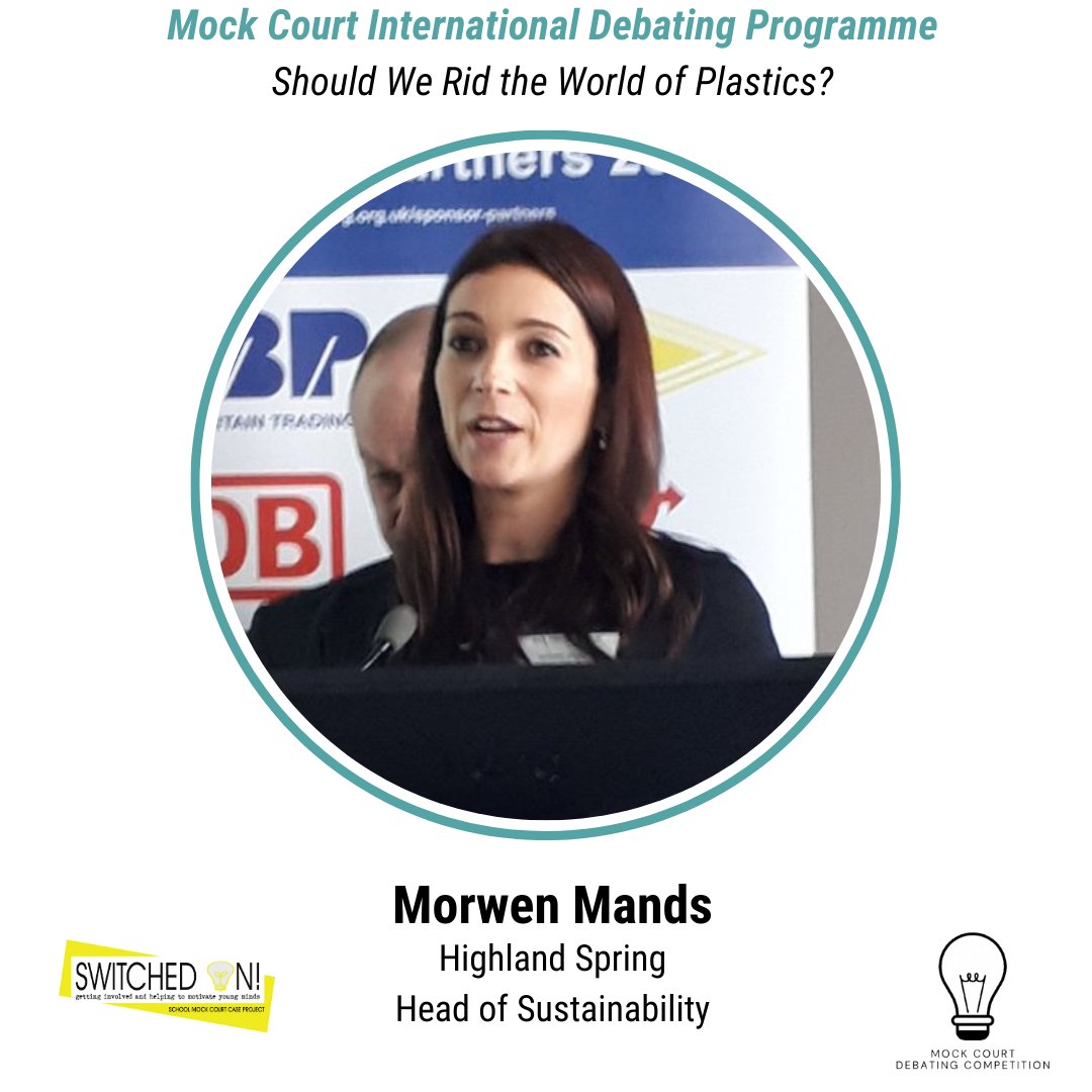 MockCourt's tweet photo. We are very much looking forward to welcoming Les Montgomery and Morwen Mands of @Highland_Spring to host the third lecture in our Plastics debating programme on Monday 29th March (16:30 UK time) 😀💡 #schooldebating #raiseyourargumentnotyourvoice https://t.co/98bz9t2tsu