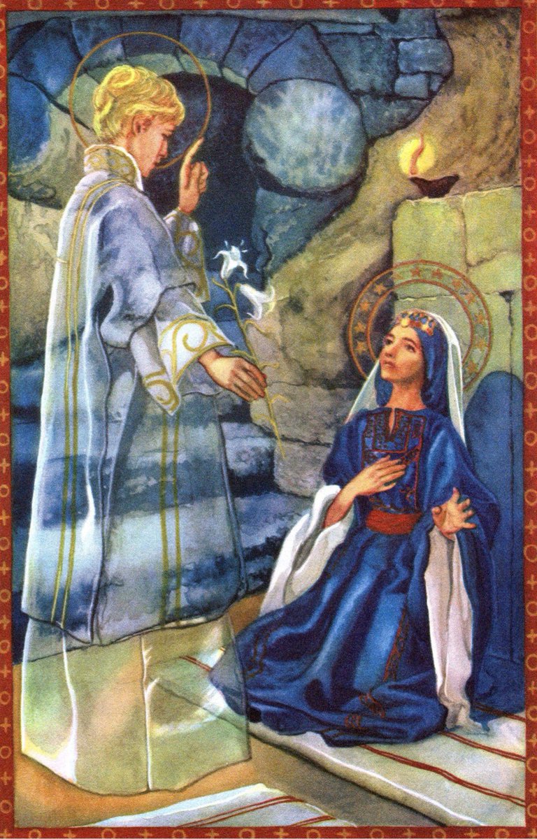 BlhsFbla's tweet photo. Today’s the feast day of the Annunciation. May the Blessed Virgin, mother of God, guide and protect us. https://t.co/DzLdE0nHuN