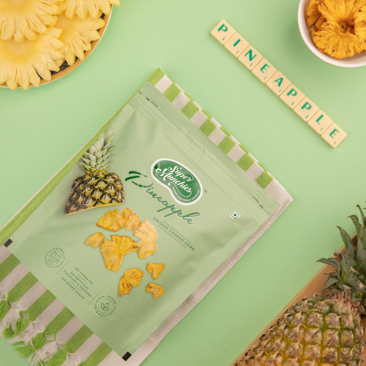 Supermunchies2's tweet photo. Have you checked out our pineapple chips yet?
They're not just tasty but also healthy, vegan friendly, and have no sugar!
Get your packs now- https://t.co/GaBGqgT0Kh
#SuperMunchies #pineapplechips #pineapple #veganfood https://t.co/l3miybfmby