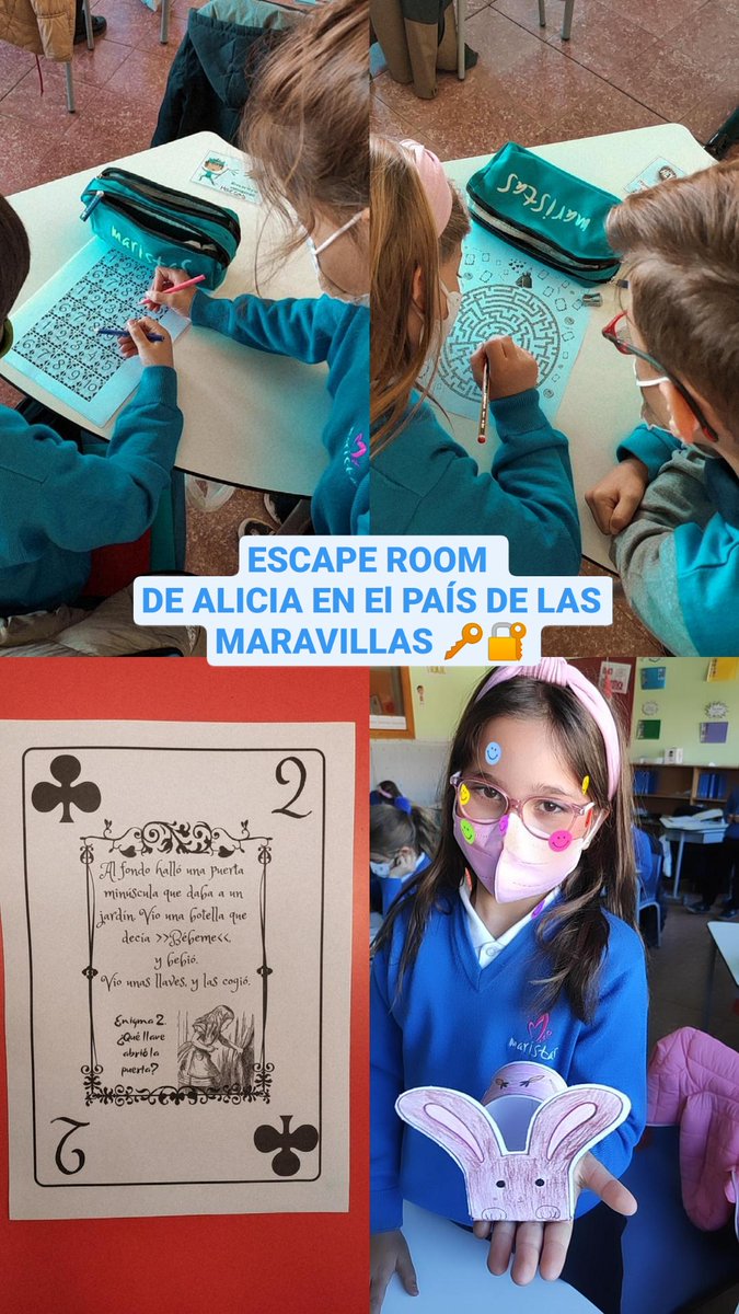 Marsa2pri's tweet photo. Despedimos este trimestre por todo lo alto🙌 con un ¡ESCAPE ROOM!. Nos lo hemos pasado genial🎉🎉 alumnos y profes. @MSalCha #Motivación #InteligenciasMúltiples #Innovación https://t.co/Fkgp9yyzPj