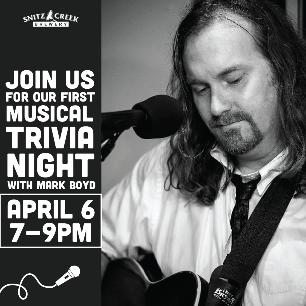 Our first ever Musical Trivia Night is here, and it's going to be a blast! Join us for trivia and music provided by Mark Boyd on April 6, from 7 to 9 PM. Did we forget to mention that it's also going to be Taco Tuesday with $6 tacos?