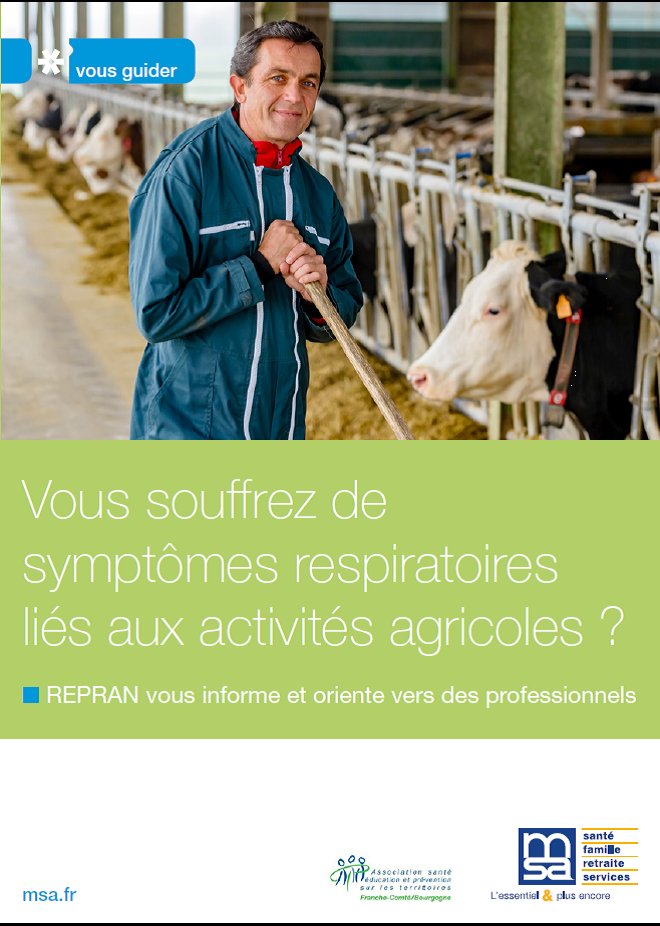 AseptFCB's tweet image. Le saviez-vous ? 10% des travailleurs agricoles sont atteints par des #pathologiesrespiratoires. 
Le #REPRAN est un réseau qui accompagne les patients et conseille les professionnels sur ces pathologies.
+ d'info : urlz.fr/feRp