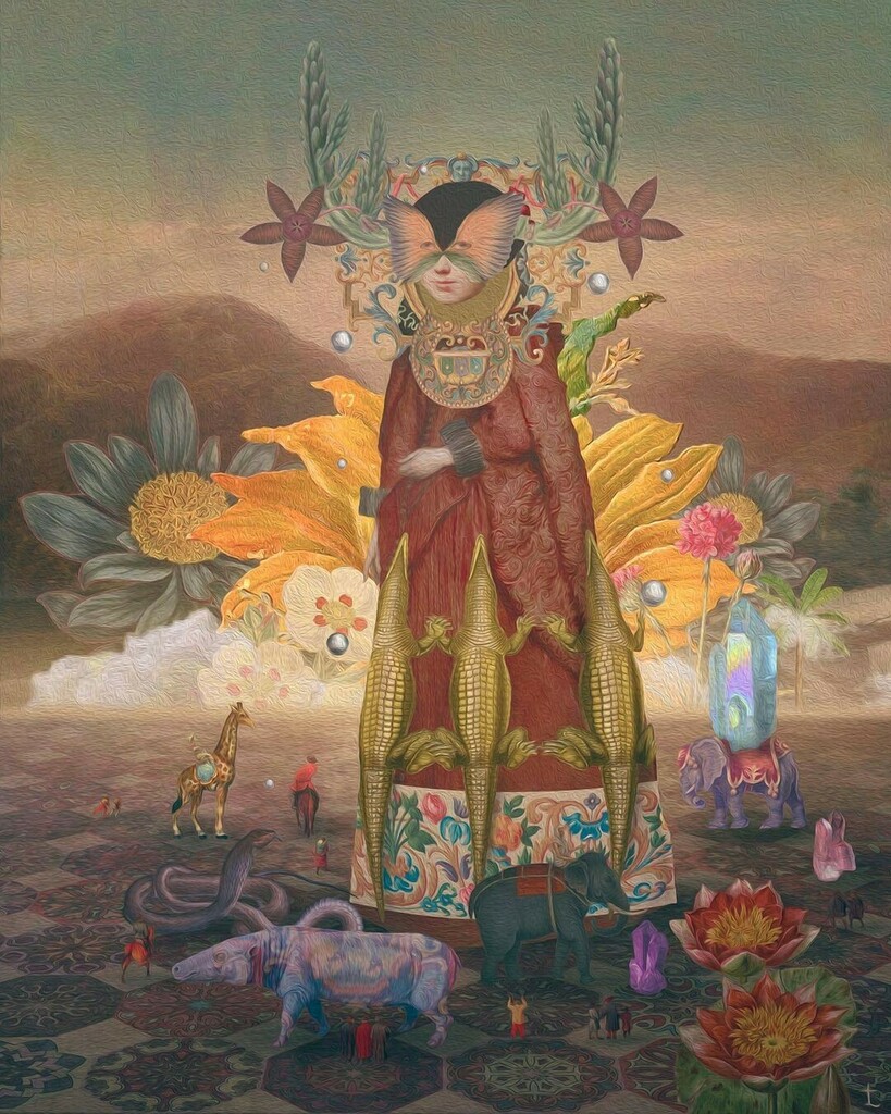 wowbywow's tweet photo. 'Allegory of the Dream' by Luis Toledo (@laprisamata1)
•
#laprisamata #surrealcollage #fantasyart #digitalcollage #surrealart #imagination #digitalartist #collageart #newcontemporary #collagework #artlovers #visionaryart https://t.co/hyTDRishTL https://t.co/uPuSXWZJ4l
