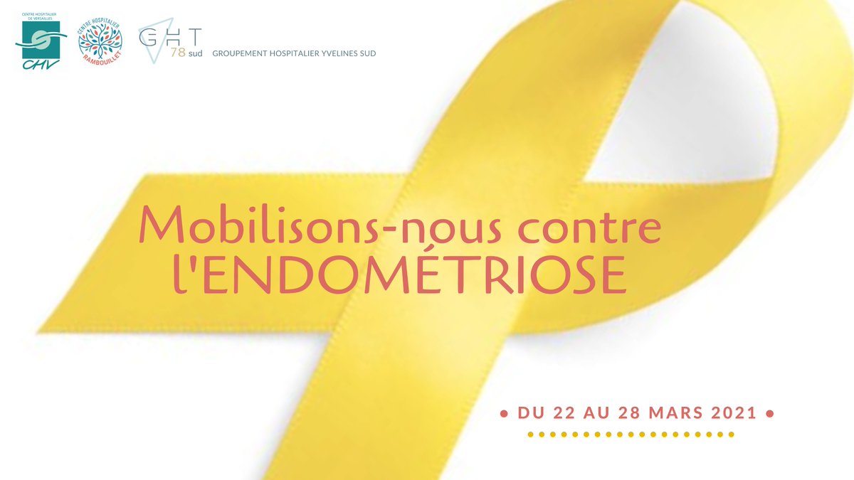 HRambouillet's tweet photo. Le @HRambouillet et le @CH_Versailles
se mobilisent contre l'endométriose en permettant à leurs professionnelles de bénéficier d'une consultation avec leurs spécialistes. #dépistage #tousmobilisés #PierrePanel
@Asso_EndoFrance https://t.co/8VjvYNAKsn