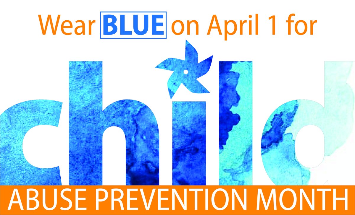 IndianaDCS's tweet image. One week from today! Don't forget to #WearBlue4Kids.

We want to see Twitter filled with your blue photos! Help us raise awareness all April long during #ChildAbusePreventionMonth.

Spread the word! Get your friends and family to join in!