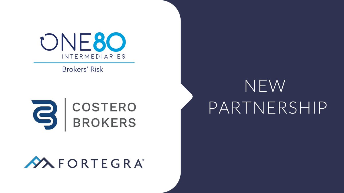 We are excited to announce our partnership with Brokers’ Risk, a division of <a href="/One80_Inter/">One80 Intermediaries</a>, and <a href="/CosteroBrokers/">Costero Brokers Ltd.</a>, on a Treasurer’s Bond program for Illinois public school treasurers. Fortegra will now be providing underwriting authority capacity to Brokers’ Risk for their business.