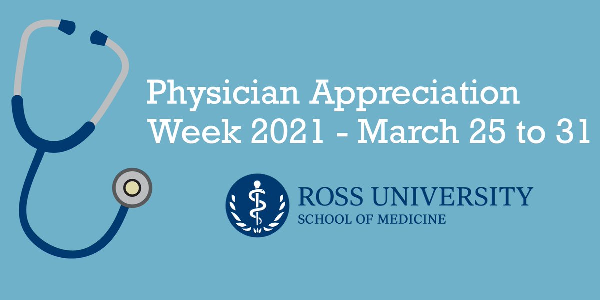Happy Physician's Week!!!

#RUSMALUMNI