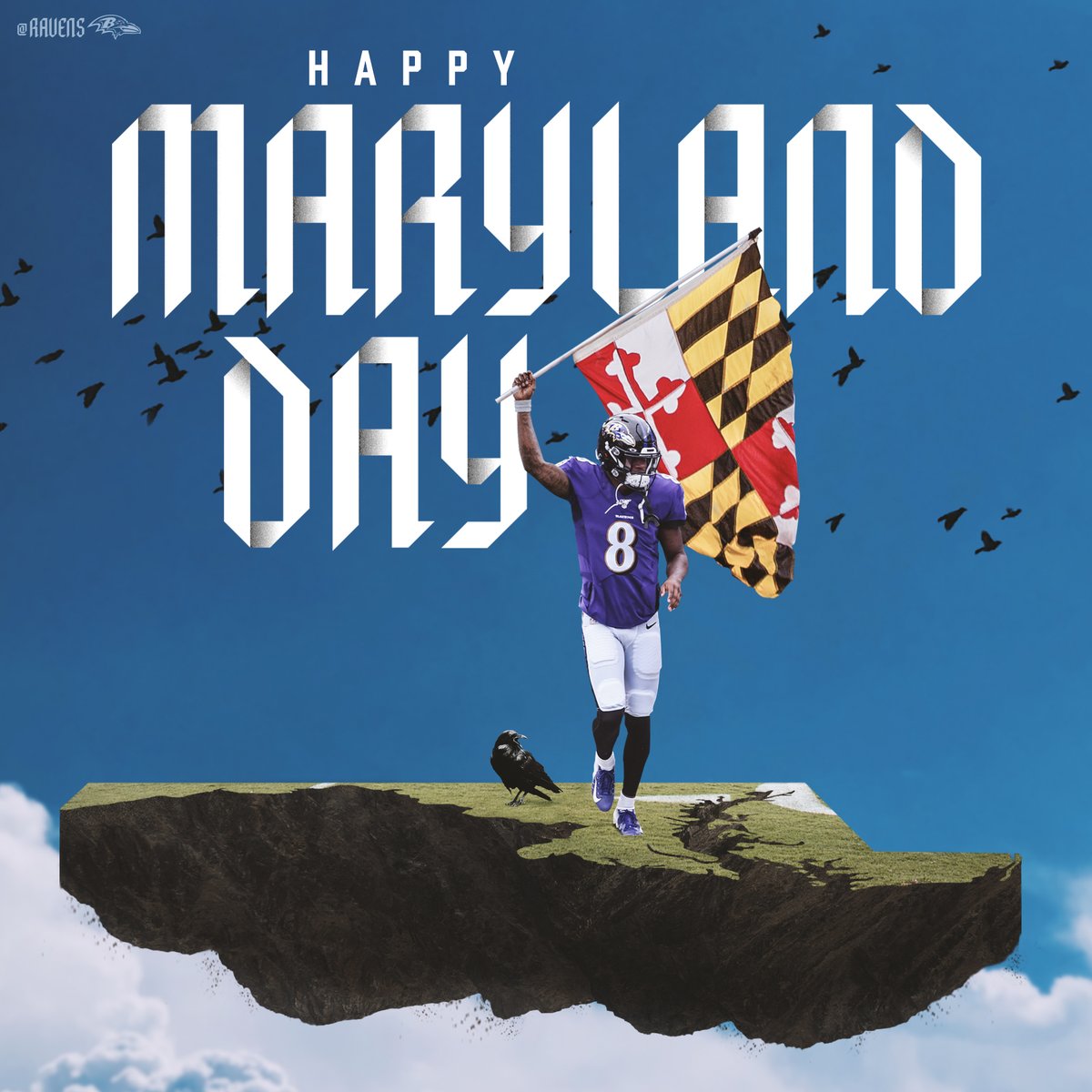 Ravens's tweet photo. Happy Maryland Day, #RavensFlock❗️ https://t.co/Lklzs5EB80