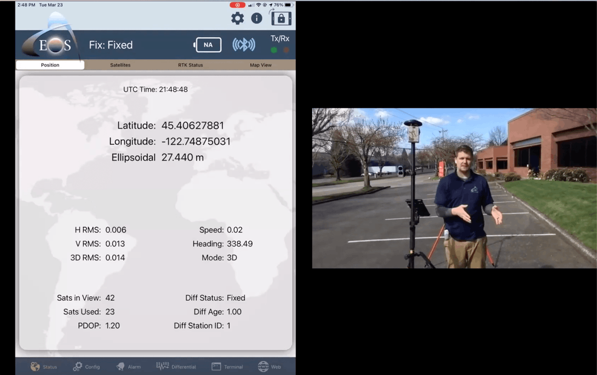 EosGNSS's tweet photo. Our "Laser Mapping for #ArcGIS Field Maps" workshop starts at 9:30 a.m. PDT! Check out the screenshot from our practice run for a sneak peek of the outdoor demo! We'll be showing all 3 workflows!

There's still time to register! https://t.co/sme0a6kryS @LaserTechInc_ @ArcGISApps https://t.co/liTRR4A4xx