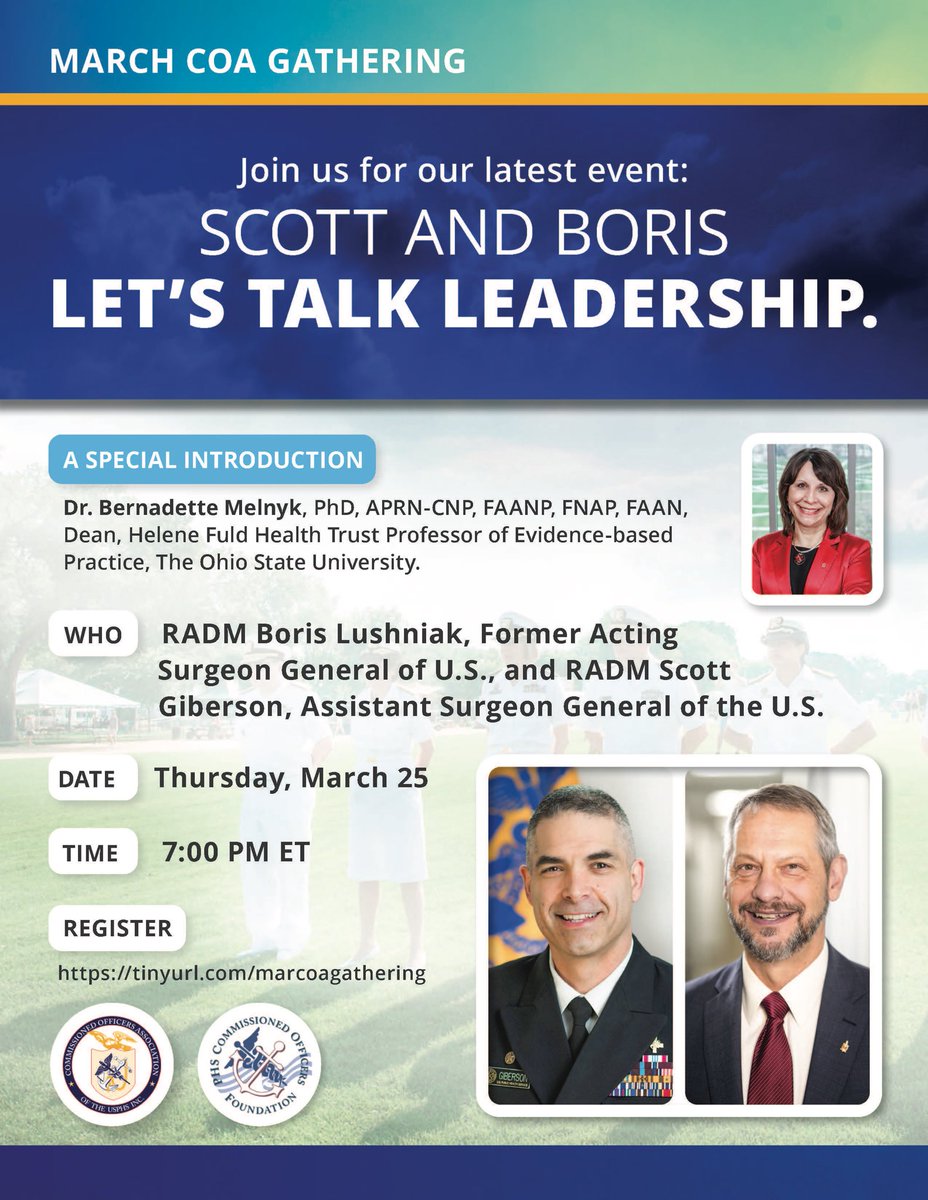 Boris Lushniak (@bdlushniak) on Twitter photo Happy to join in with RADM Scott Giberson tonite in a chat sponsored by the US Public Health Service Commissioned Officers Association. I’ve never stopped learning about leadership. <a href="/COAUSPHS/">Commissioned Officers Association (COA)</a> <a href="/UMDPublicHealth/">UMD Public Health</a> Happy to join in with RADM Scott Giberson tonite in a chat sponsored by the US Public Health Service Commissioned Officers Association. I’ve never stopped learning about leadership. <a href="/COAUSPHS/">Commissioned Officers Association (COA)</a> <a href="/UMDPublicHealth/">UMD Public Health</a>
