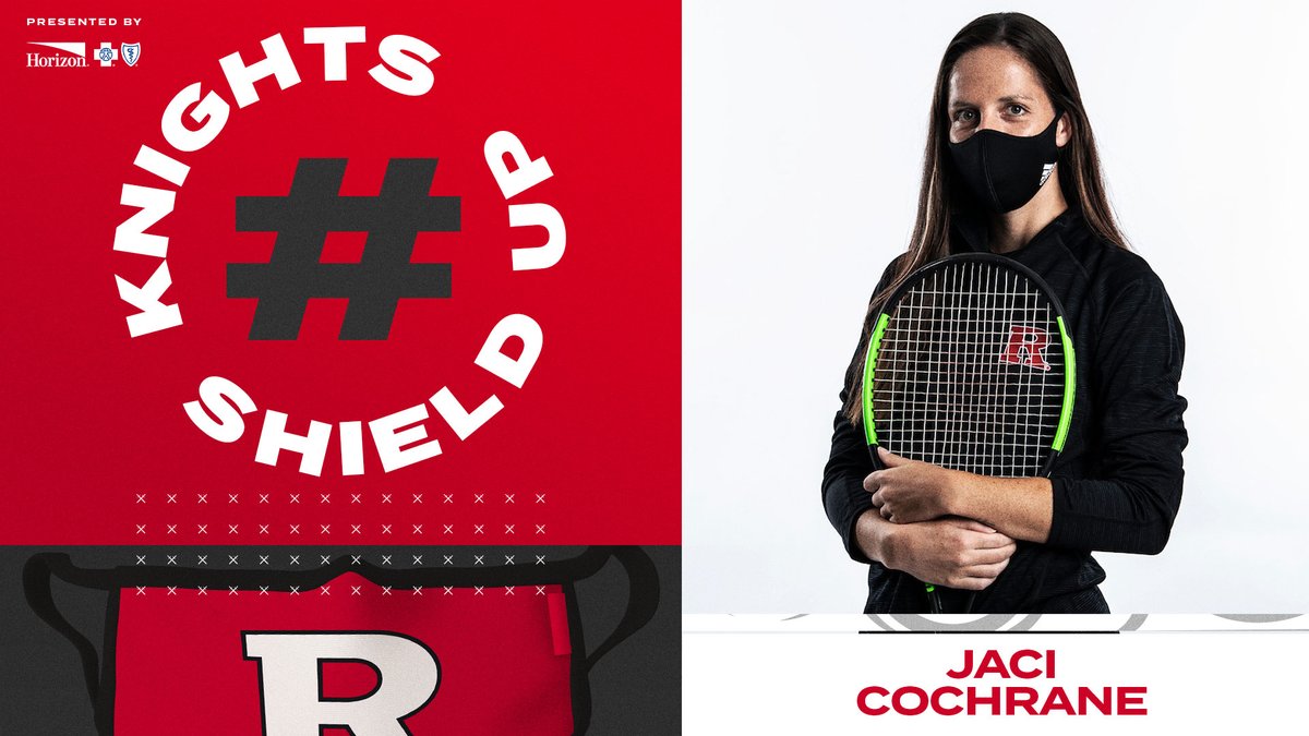 RUAthletics's tweet photo. Jaci Cochrane of @RutgersTennis shows you how #KnightsShieldUp βοΈπ‘οΈπ·
Presented by @HorizonBCBSNJ https://t.co/ZoMTWSuf8B
