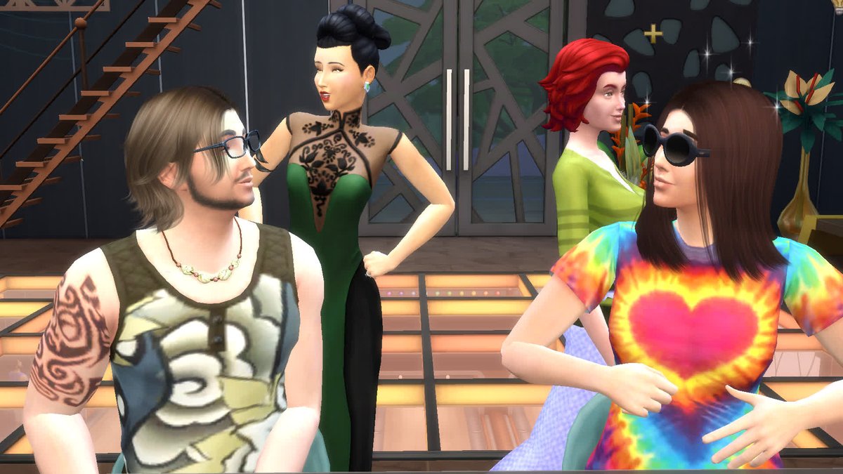 tribalsoupproj's tweet photo. Went out dancing last night, had a great time on the floor with my lovely wife.  Good times....
#sims #sims4 #ts4 #simspics #simstories https://t.co/82f4r2nLMT