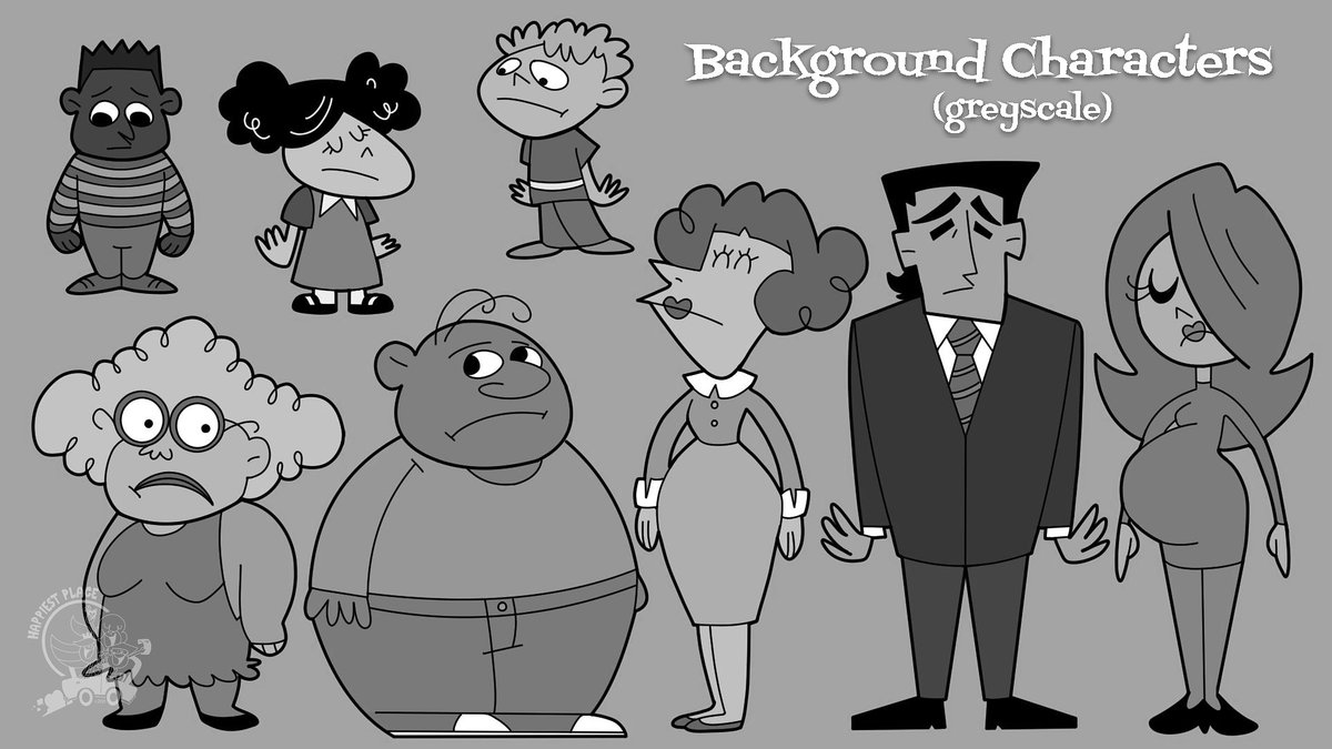 Check out some of our Background Character designs created by Victoria Shuda 

#visdev #characterdesign #studentfilm #thehpfilm  #thehappiestplace #animation