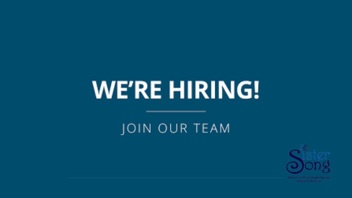 SisterSong: National Women of Color RJ Collective tweet media