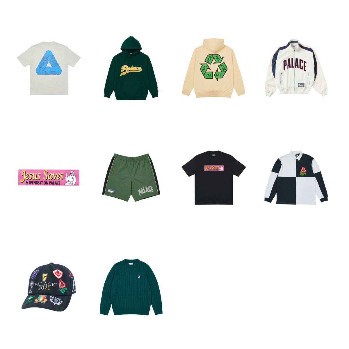 droppalace's tweet photo. PALACE DROPLIST - RELEASING FRIDAY https://t.co/ftdMWTvobX