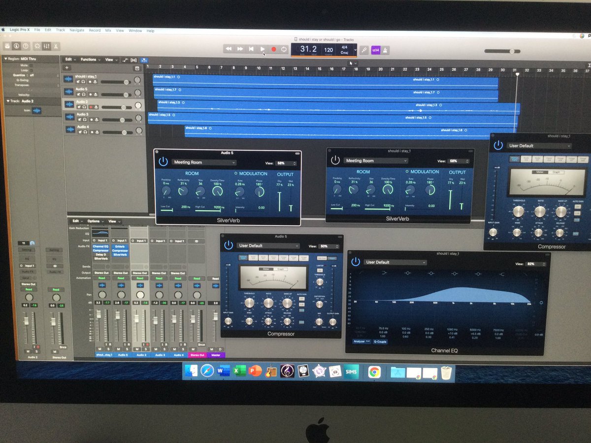 ACSMusicDpt's tweet photo. For the musicians out there, a closer look at the settings in Logic Pro. https://t.co/Lui7uaiihA
