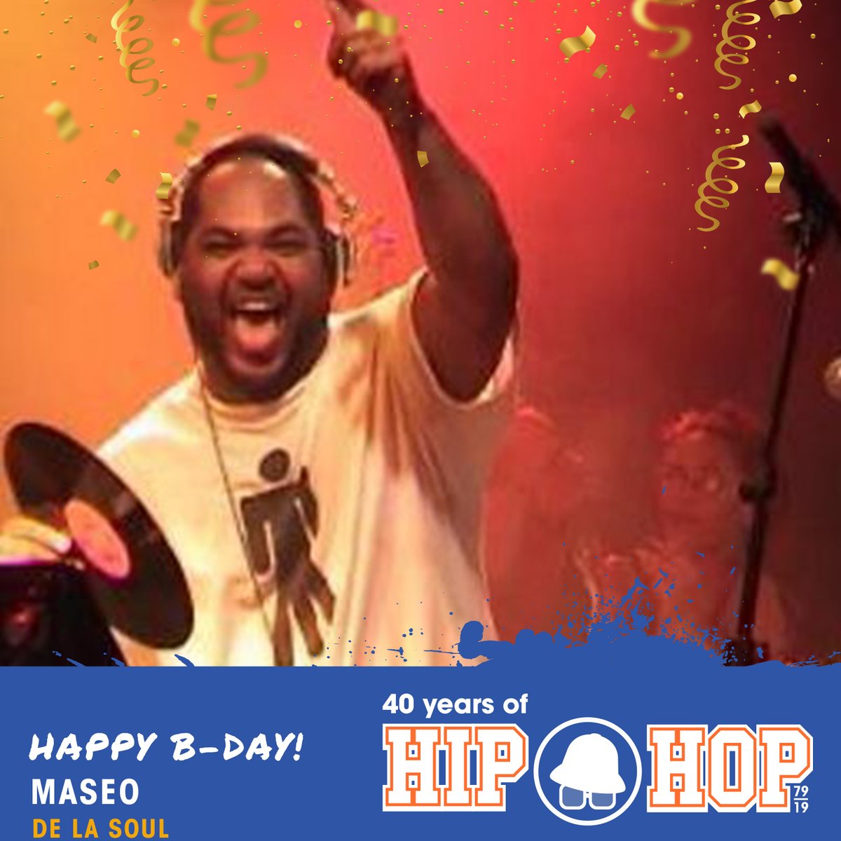 40yearsofhiphop's tweet image. March 24th, Happy B-Day Maseo #maseo #plugthree #onthisday #40yearsofhiphop #40yohh #hiphop #hiphopculture #hiphopmusic #todayinhiphop #bday #birthday #bornday #happybirthday #celebration #buymeacoffee @DeLaSoulsDugout
