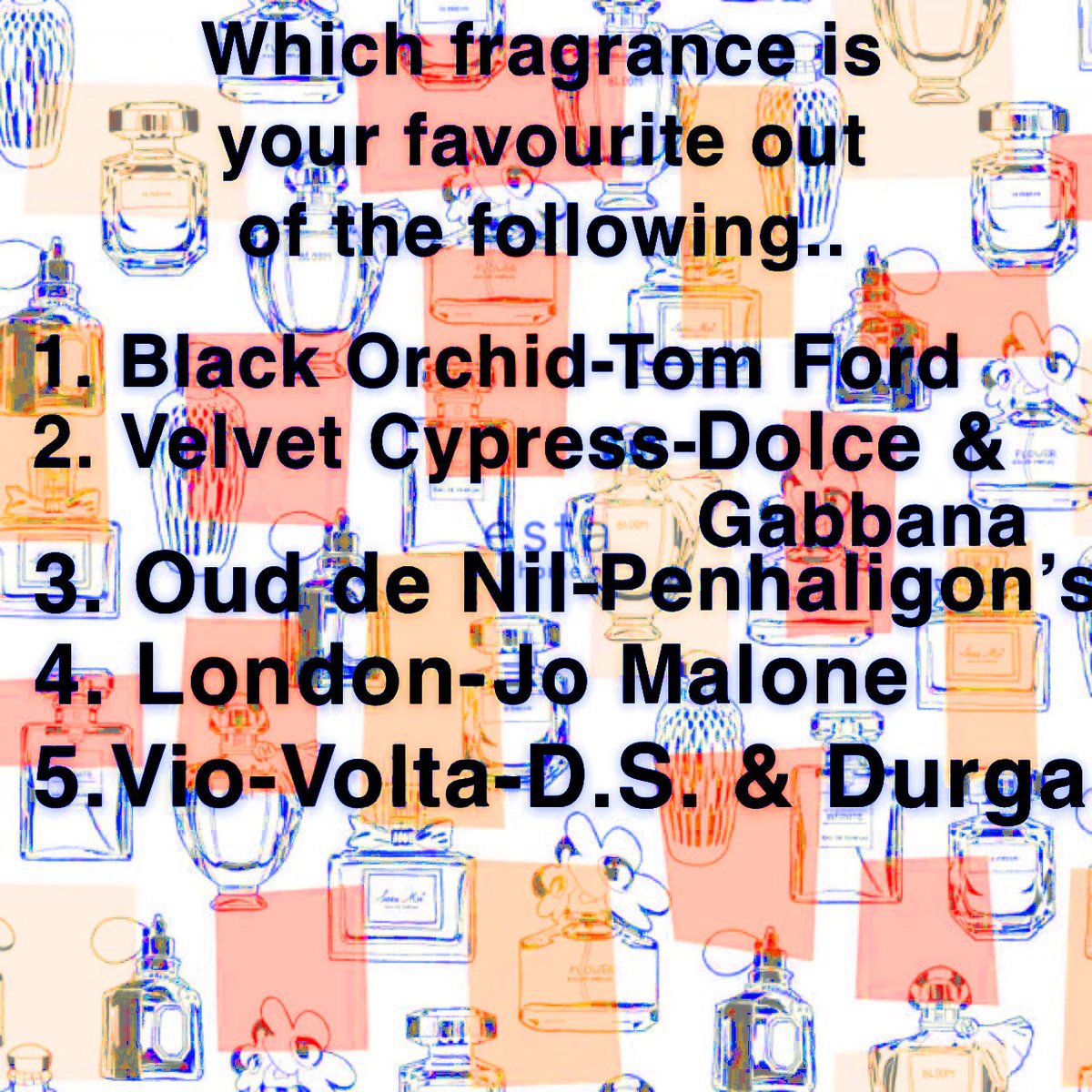BottledxHeaven's tweet photo. Out of these fragrances, which one is your favourite? Comment below for a surprise! #tomford #dolcegabbana #penhaligons #jomalone #dsanddurga #moreforless #perfumes #smellsamazing #cheapperfumes #perfumecollection #scents #lastslong https://t.co/cTzo5pL2ck