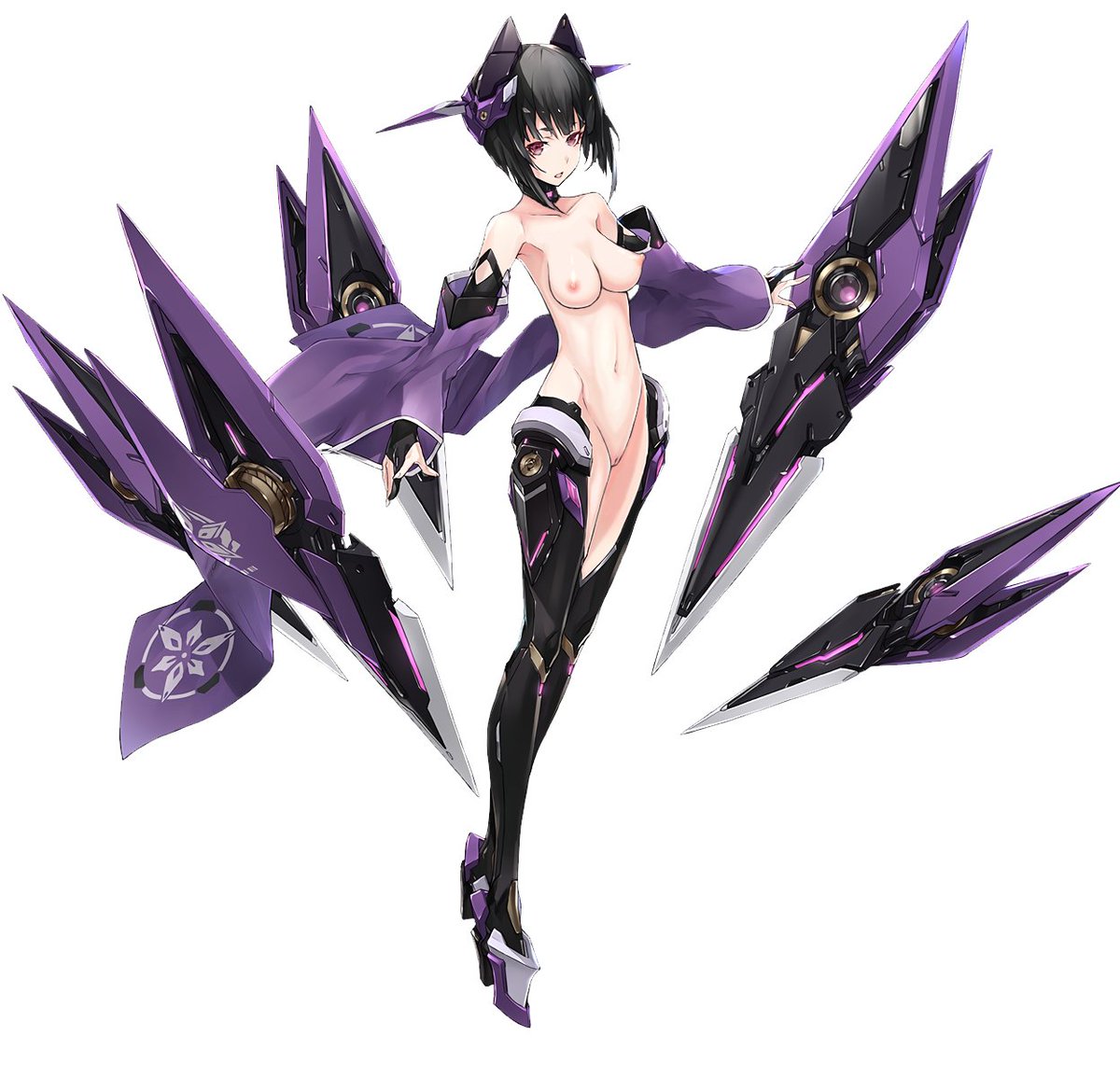 拡散少女系トライナリーより國政綾水さんと恋ヶ崎みやびさん 