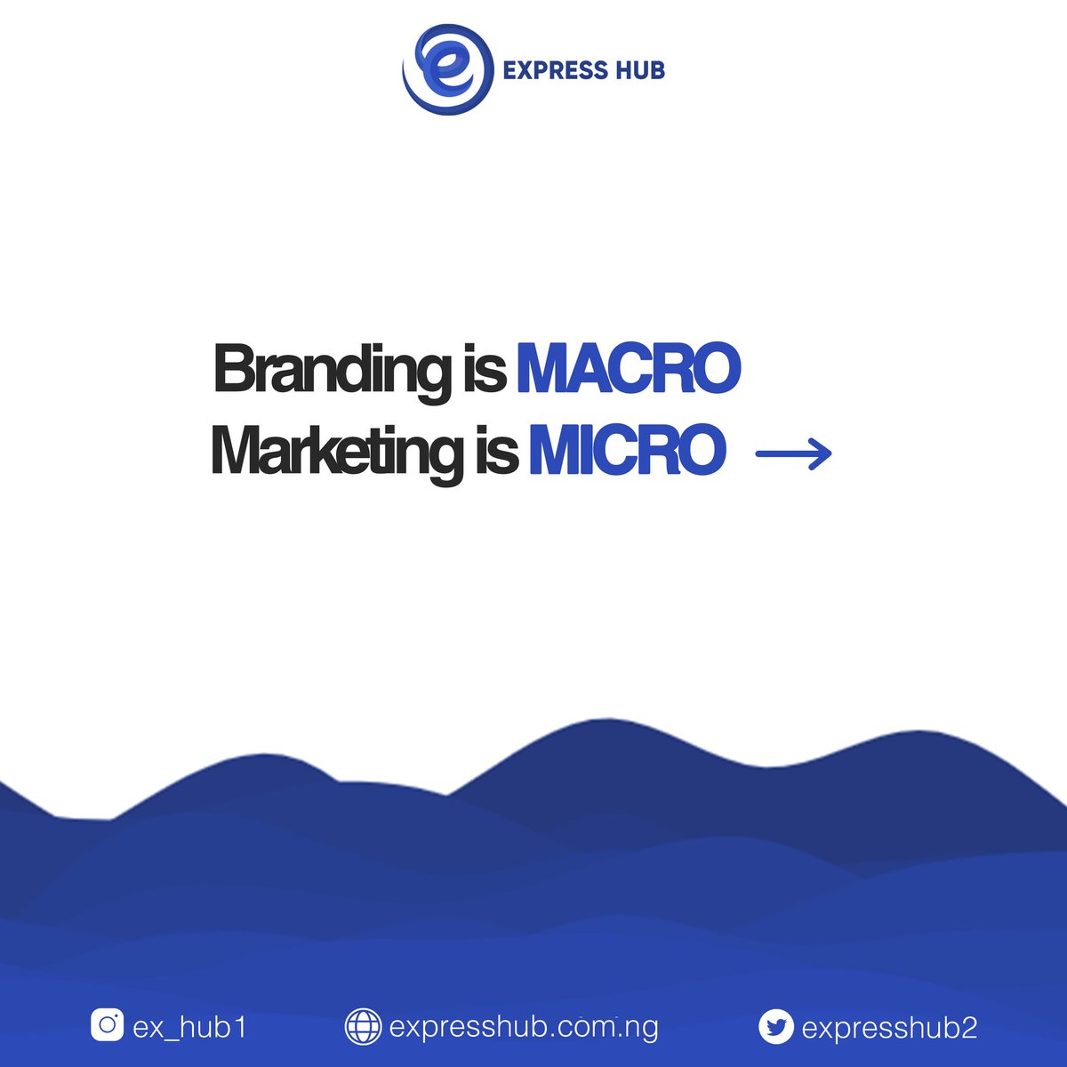 ExpressHub2's tweet photo. Marketing 
⚡Branding⁣
The act of communicating and positioning. Branding is how you are perceived.⁣
⁣
⚡Marketing⁣
The act of promoting and selling. Marketing is how your message gets out.⁣
⁣
If you want 1on1 Brand building strategy⁣
Talk to us ⁣ https://t.co/gADKMB0wdq