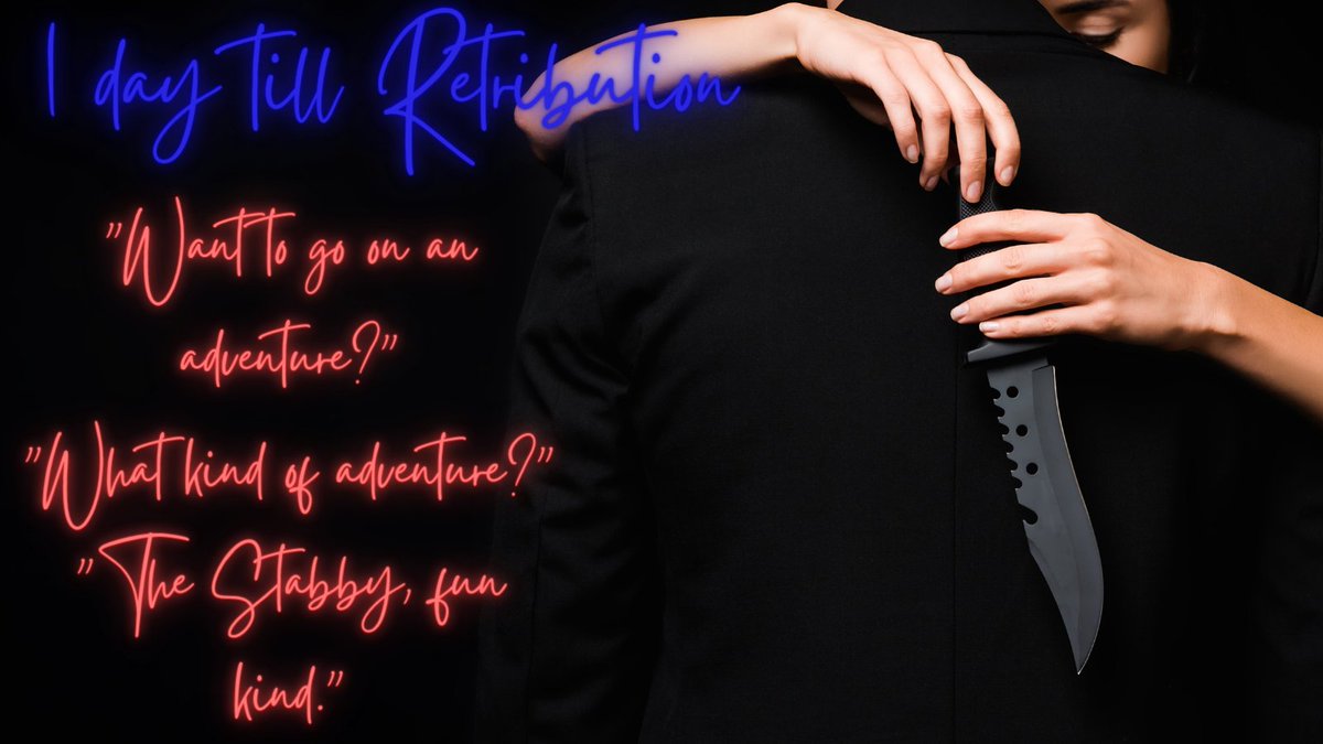 and the countdown is almost over!! #1day #countdown #Retribution #reverseharem #reverseharemromance #comingsoon #baxterbranson #crystalnorth #bookstagram #bookstagrammer #booksbooksbooks