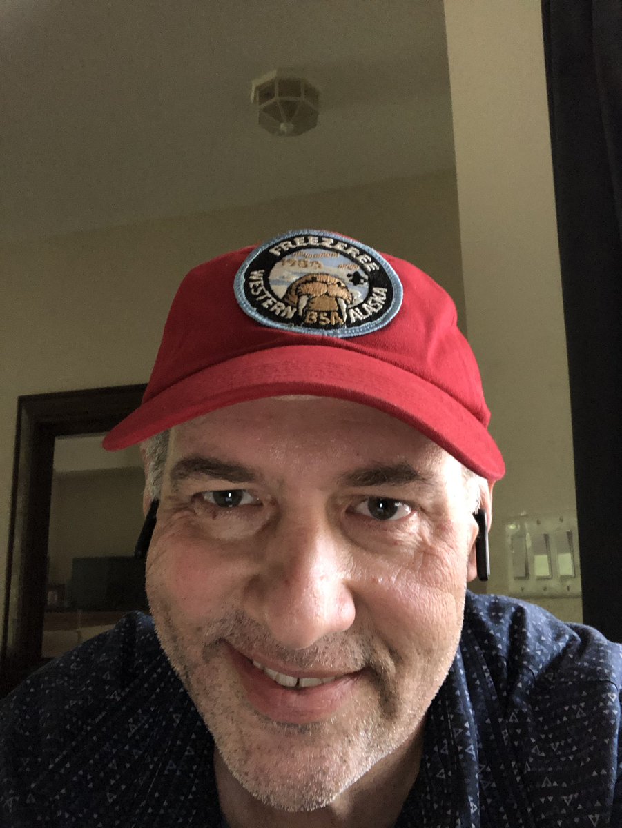 Hatvertisement's tweet photo. Took childhood sports and scouting patches from over 40 years ago and sewed onto hats! #hatvertisement #swfl #hats #lids @Ancestry https://t.co/6XW17hrmqX