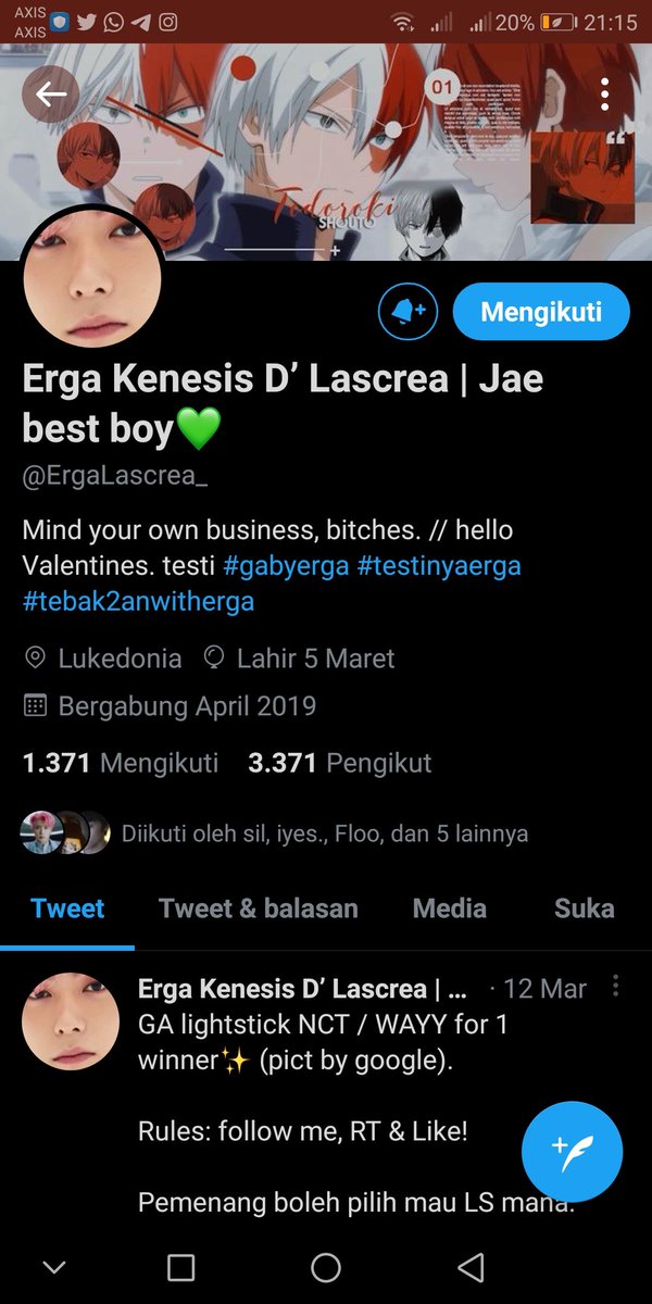 injeoni's tweet photo. @ErgaLascrea_ Done ya kak, wish me luck✨ https://t.co/VlJFzAHSZM