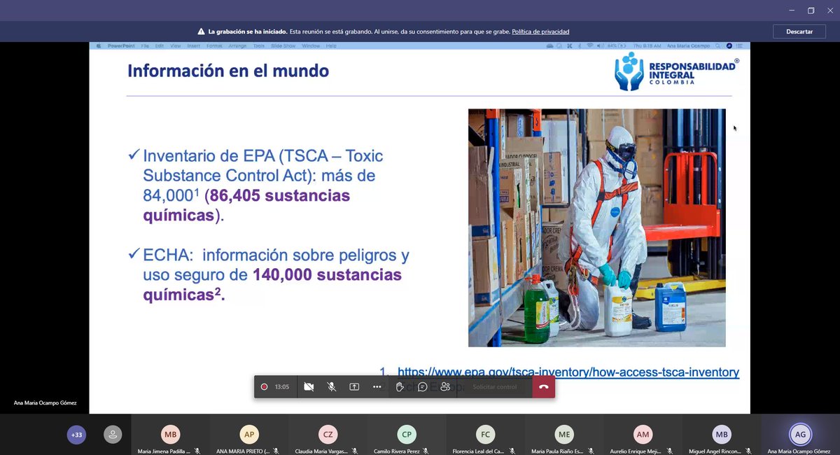 eacristanchop's tweet photo. @INMdeColombia en la #CIC Comisión Intersectorial de la Calidad. Analizando presentación "Generación de datos de la industria química nacional sobre peligros de productos químicos -DNP". @DNP_Colombia @MincomercioCo @SicalColombia https://t.co/LYzQtvrzP1